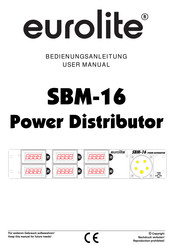 EuroLite SBM-16 Bedienungsanleitung