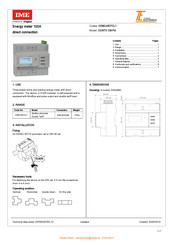 LEGRAND IME CONTO D6-Pd Installation
