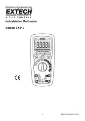 FLIR Extech EX510 Bedienungsanleitung