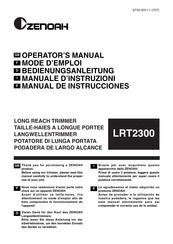 Zenoah LRT2300 Bedienungsanleitung