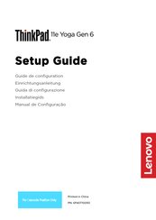 Lenovo ThinkPad 11e Yoga Gen 6 Einrichtungsanleitung