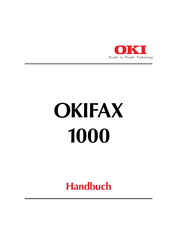 Oki OKIFAX 1000 Handbuch