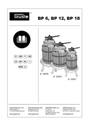 Gude 30005 Bedienungsanleitung