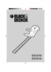 Black+Decker GTC510 Bersetzung Der Ursprünglichen Bedienungsanleitung