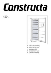 CONSTRUCTA CE24-Serie Gebrauchsanleitung
