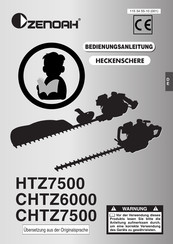Zenoah HTZ7500 Bedienungsanleitung