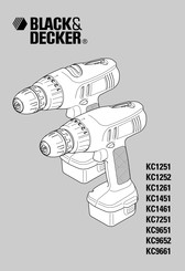 Black+Decker KC1251 Bersetzung Der Ursprünglichen Bedienungsanleitung