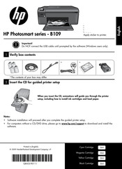 HP Photosmart B109F Handbuch