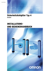 Omron MS4800E Installations- Und Bediener Handbuch