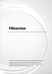 Hisense YXE-C02UE Installations- Und Gebrauchsanweisungen
