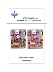 MSI K7N2 Delta2-Serie Benutzerhandbuch