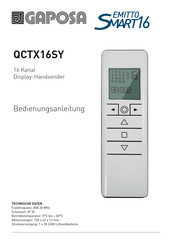 GAPOSA QCTX16SY Bedienungsanleitung