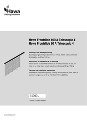 HAWA Frontslide 60 A Telescopic 4 Planungs- Und Montageanleitung