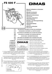 DIMAS FS 600 F Betriebs- Und Wartungsanleitung