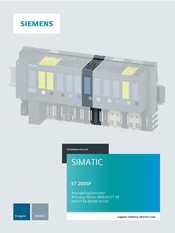 Siemens simatic et 200sp Gerätehandbuch