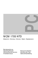 Siemens MCM 1705 NTD Betriebsanleitung