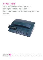 T-Mobile T-Fax 307P Handbuch