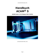 Acousticon ACAM 5 Handbuch