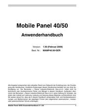 B&R Mobile Panel MP50 Anwenderhandbuch