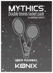 Konix MYTHICS Double tennis racket pack Benutzerhandbuch
