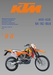KTM 400SX 1998 Bedienungsanleitung