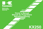 Kawasaki KX250 2004 Betriebsanleitung