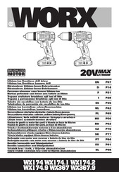 Worx WX367 Originalbetriebsanleitung