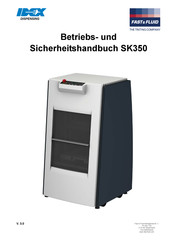 Fast & Fluid Management SK350 Betriebs- Und Sicherheitshandbuch