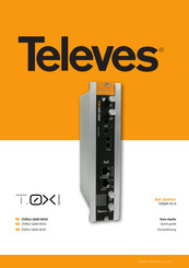 Televes T 0X-Serie Kurzanleitung