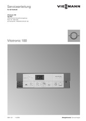 Viessmann Vitotronic 100 KK2 Serviceanleitung Für Die Fachkraft