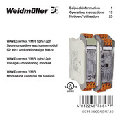 Weidmuller WAVECONTROL VMR 1ph Beipackinformation