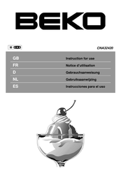 Beko CNA32420 Gebrauchsanweisung