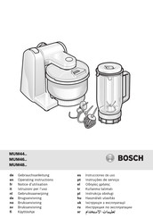 Bosch MUM48A1 Gebrauchsanleitung