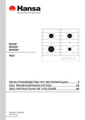 Hansa BHGW63030 Bedienungsanleitung