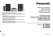 Panasonic SC-PMX84 Bedienungsanleitung