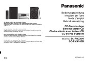 Panasonic SC-PMX100 Bedienungsanleitung