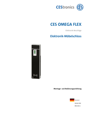 CEStronics CES OMEGA FLEX Montage- Und Bedienungsanleitung
