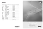 Samsung LE22B450C8WXXC Handbuch