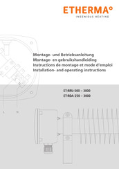 Etherma ET-RDA-250 Montage- Und Betriebsanleitung