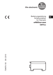 IFM Electronic OBF5-Serie Bedienungsanleitung