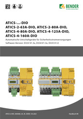 Bender ATICS-4-160A-DIO Handbuch