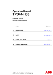 ABB TPS44-H33 Bedienungsanleitung