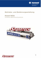 Kesel NCA 90 Betriebs- Und Bedienungsanleitung