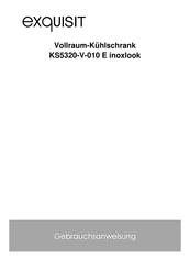 exquisit KS5320-V-010 E inoxlook Gebrauchsanweisung