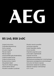 AEG BSB 140C Originalbetriebsanleitung