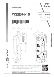 Wittur WSGB04/10 Betriebsanleitung