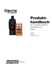 Industrial Scientific Ventis Pro4 Produkthandbuch