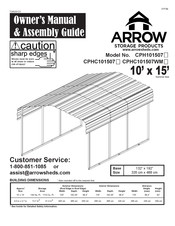 Arrow Storage Products CPH101507 Pflege- & Montageanleitung