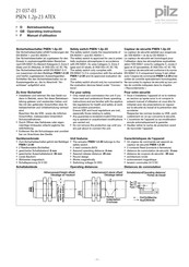 Pilz PSEN 1.2p-23 ATEX Betriebsanleitung