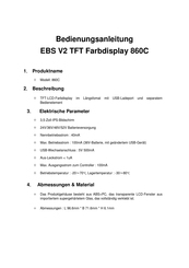 EBS 860C Bedienungsanleitung